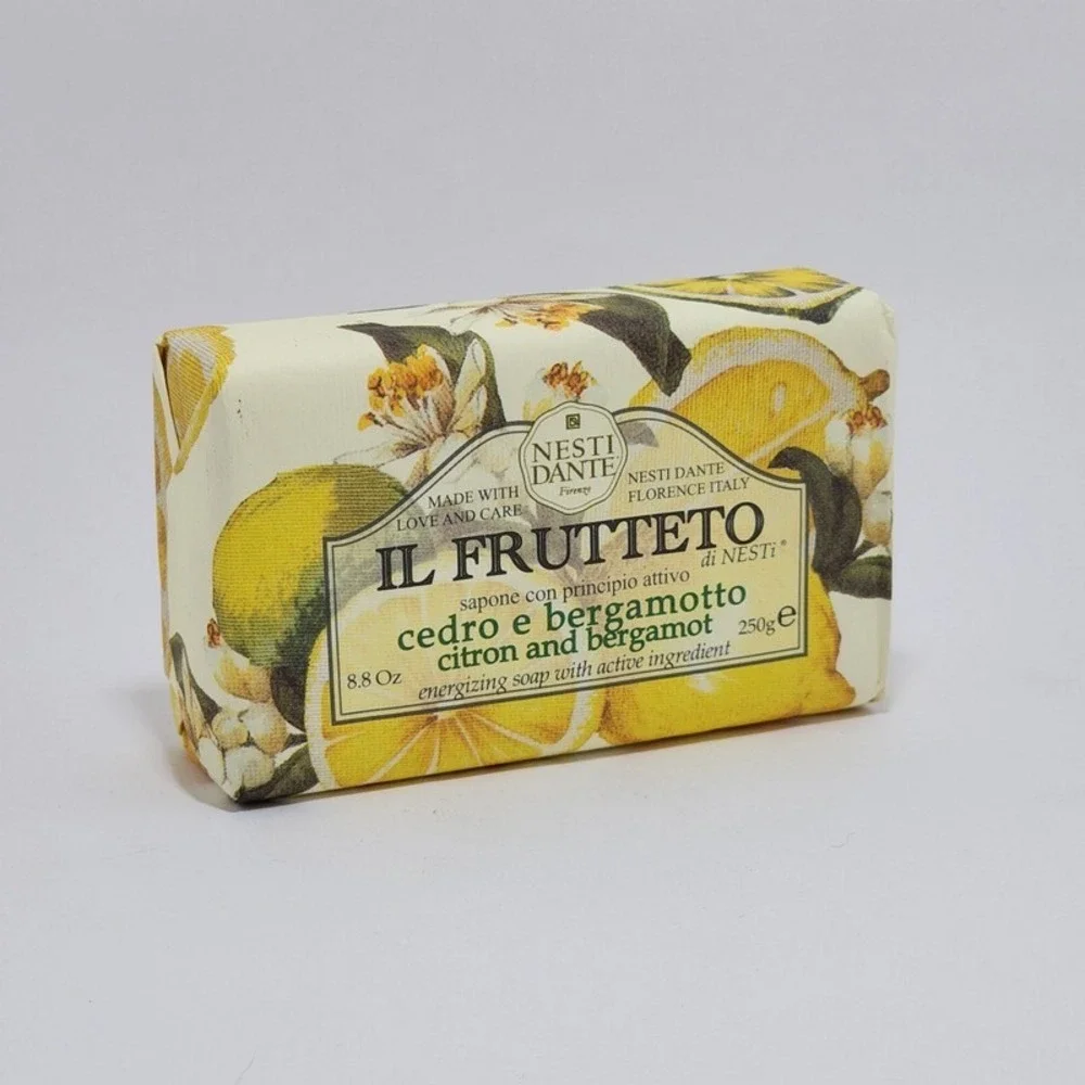 Nesti Dante Il Frutteto Citron and Bergamot Natural Energizing Soap 8.8 oz 250 g
